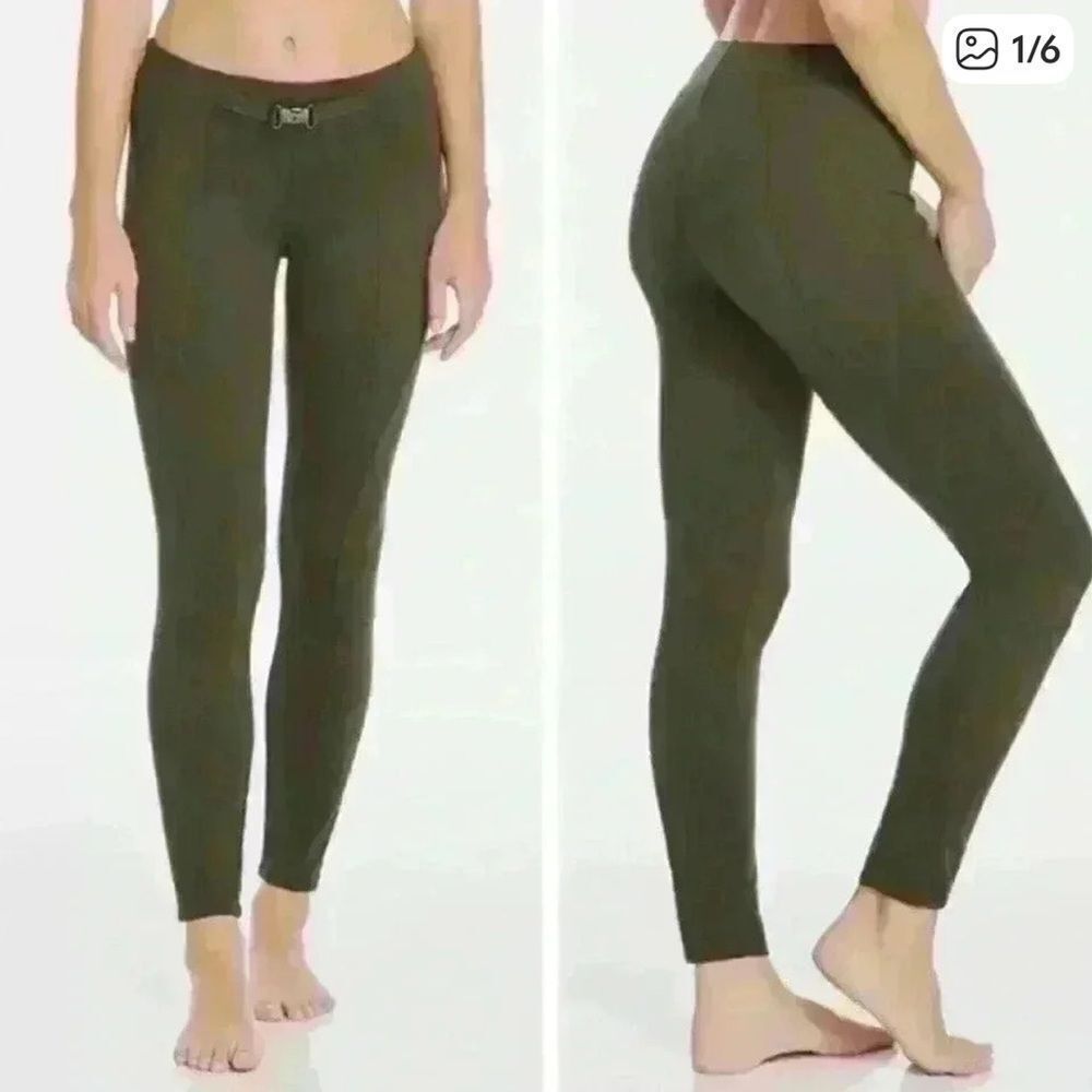 Fabletics Polaris Buckle Pant Olive Green